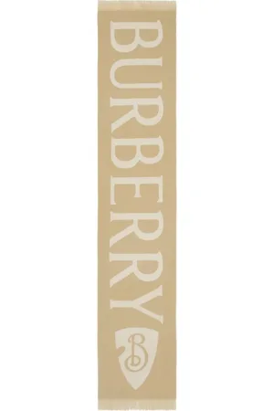 Burberry Sjaal met jacquard logo