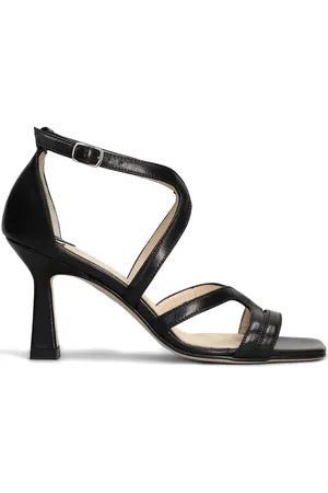 ANNA F. Leren sandalen