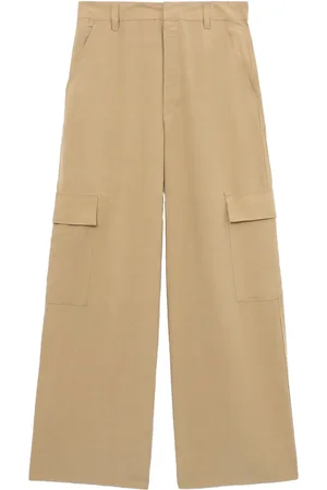 Izzue Cargo broek met wijde pijpen