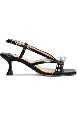 ANNA F. 60 mm lakleren sandalen