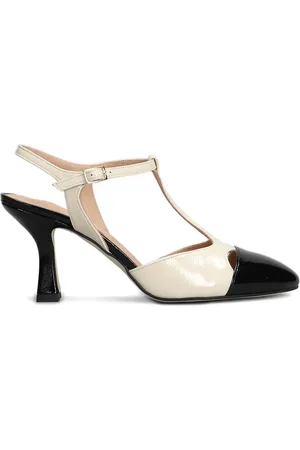 ISABEL FERRANTI 80 mm leren pumps