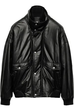 Prada Leren bomberjack
