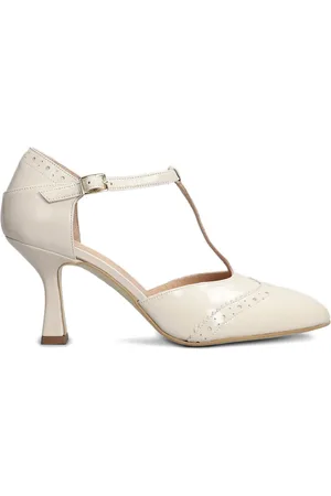 ISABEL FERRANTI 75 mm pumps met geperforeerd detail