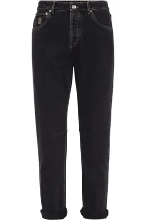 Brunello Cucinelli Jeans met logopatch