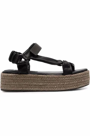 Brunello Cucinelli Sandalen met plateauzool