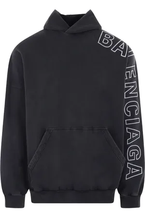 Balenciaga Katoenen hoodie met geborduurd logo