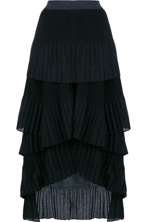 Brunello Cucinelli Asymmetrische tierrok
