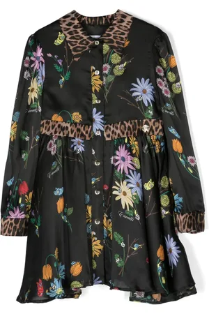 Roberto Cavalli Shirtjurk met bloemenprint