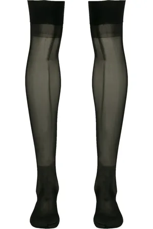 MAISON CLOSE Knie hoge transparante kouzen