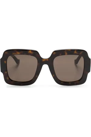 Gucci Zonnebril met vierkant montuur