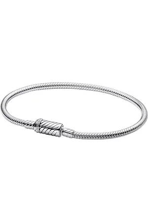 PANDORA Armbanden - Snake chain sterling bracelet with magnetic in