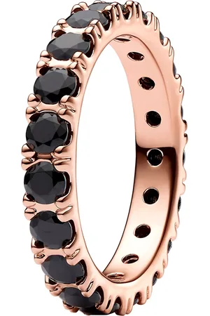 PANDORA Ringen - 14k Rose -plated unique metal blend Man-made in