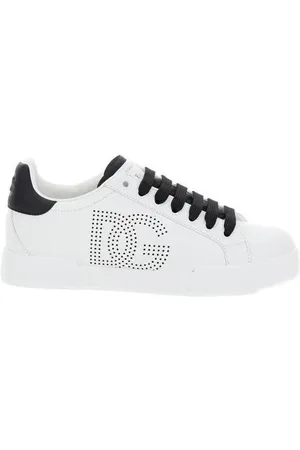 Dolce & Gabbana Low-Top Sneakers - Dames Portofino Sneaker /Zwart in