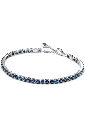 PANDORA Armbanden - Funkelndes Blaues Tennisarmband in