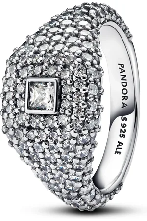 PANDORA Ringen - Pavé-Quadrat Cocktailring in