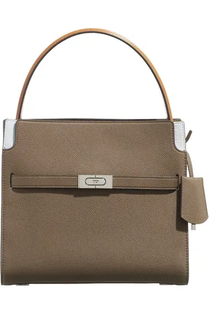 Tory Burch Crossbody bags - Lee Radziwill Pebbled Color-Block Small Double Bag in