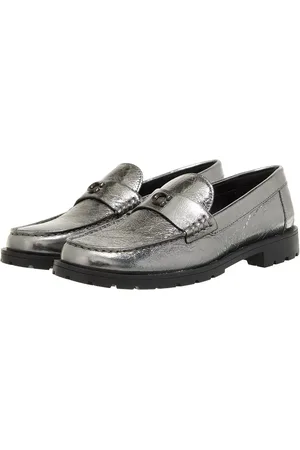 Coach Loafers - Jocelyn Crinkle Metallic Loafer in