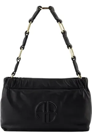 ANINE BING Hobo bags - Kate Small Shoulder Bag - Leather - Black in