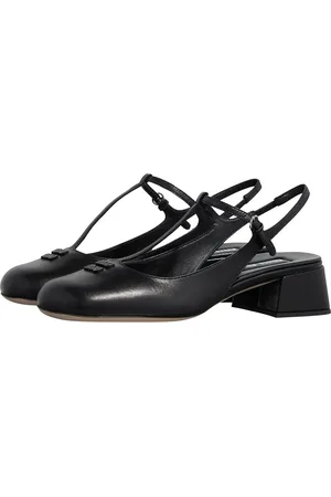 Miu Miu Loafers - Square Toe Mary Janes in