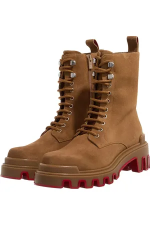 Christian Louboutin Enkellaarzen - Lace-Up Ankle Booties in