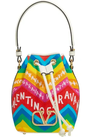 VALENTINO GARAVANI Pochettes - Mini Drawstring Canvas in
