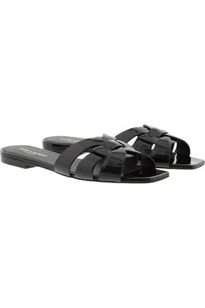 Saint Laurent Slippers & Mules - Tribute Flat Sandal in