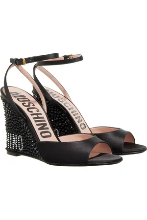 Moschino Sandalen - Strass Heel Sandals in