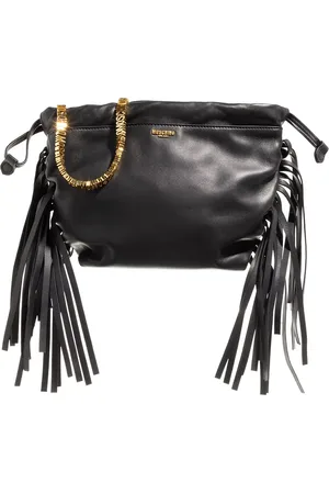 Moschino Satchels - Mini Lettering Fringes in