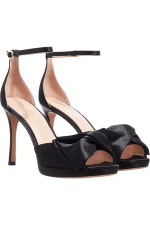 Kate Spade Sandalen met hak - Bridal Bow Satin Heeled Sandal in
