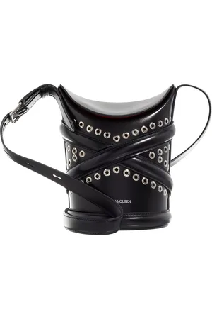 Alexander McQueen Bucket bags - The Curve Small Bucket Bag in