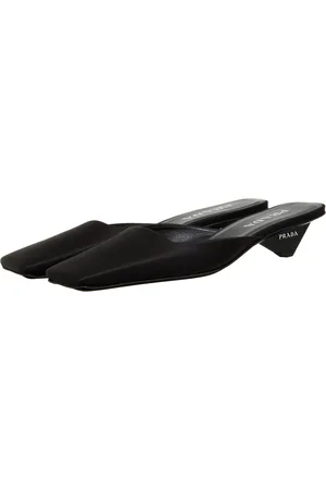 Prada Slippers & Mules - Satin Sabots in
