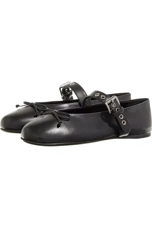 Miu Miu Loafers - Leather Ballerina in