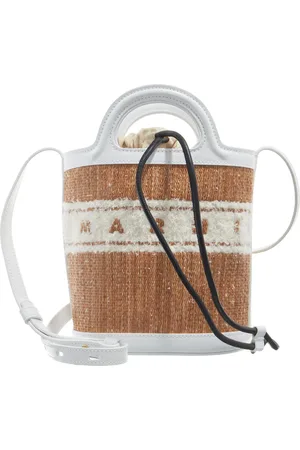 Marni Bucket bags - Mini Bucket Rafia Jacquard in
