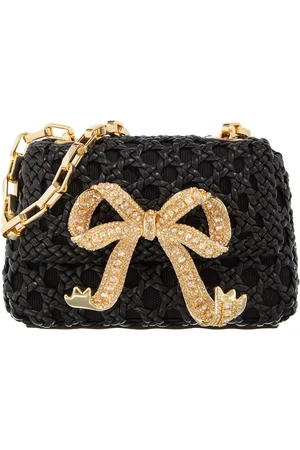 Self-Portrait Crossbody bags - Woven Leather Micro Bag in