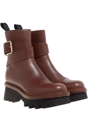 Chloé Boots & laarzen - Owena Ankle Boots Smooth Leather in