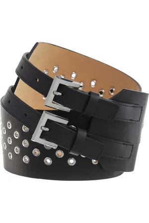 Michael Kors Riemen - 85Mm Wide Waist With Grommets in