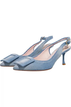 Roger Vivier Pumps & high heels - Fringed Covered Buckle Slingsback Pumps in