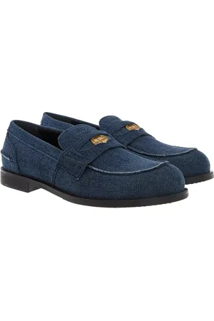 Miu Miu Loafers - Denim Loafers in