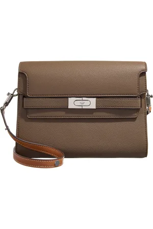 Tory Burch Shoppers - Lee Radziwill Color-Block Pebbled Shoulder Bag in