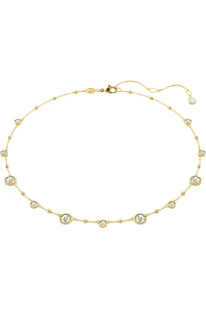 Swarovski Kettingen - Imber necklace, Round cut, Scattered design in