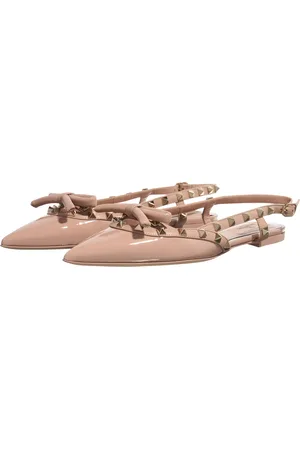 VALENTINO GARAVANI Loafers - Rockstud Bow T.05 Ballerina in