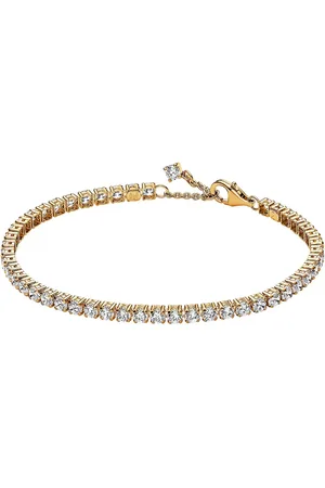 PANDORA Armbanden - 14k -plated bracelet withcubic zirconia in