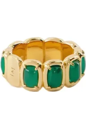 IVI Ringen - Toy Ring - Green Onyx - Or in