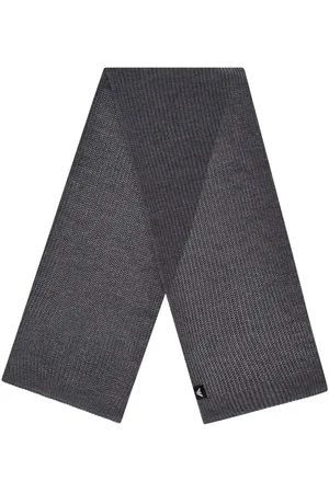 Emporio Armani Sjaals & halsdoeken - Grey Textured Braided Virgin Wool Scarf in