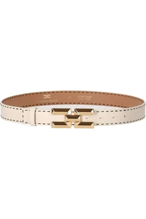 Elisabetta Franchi Riemen - Butter High Waist Belt in