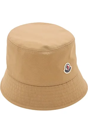 Moncler Mutsen & petten - Wide-Brimmed Bucket Hat With Logo Detail in