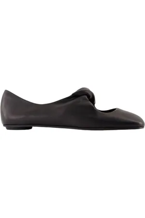 Alexander McQueen Ballerinas - Leather - Black in