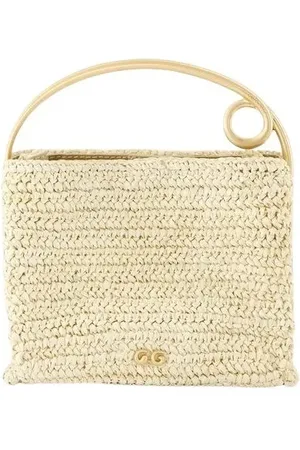 Cult Gaia Crossbody bags - Lalli Top Handle Purse - Synthetic - Neutral in