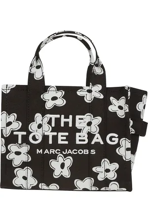Marc Jacobs Totes & shoppers - Compact Floral Print Tote With Silk-Screened Logo in