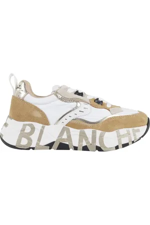 Voile blanche Low-Top Sneakers - Modern Leather And Suede Sneakers in